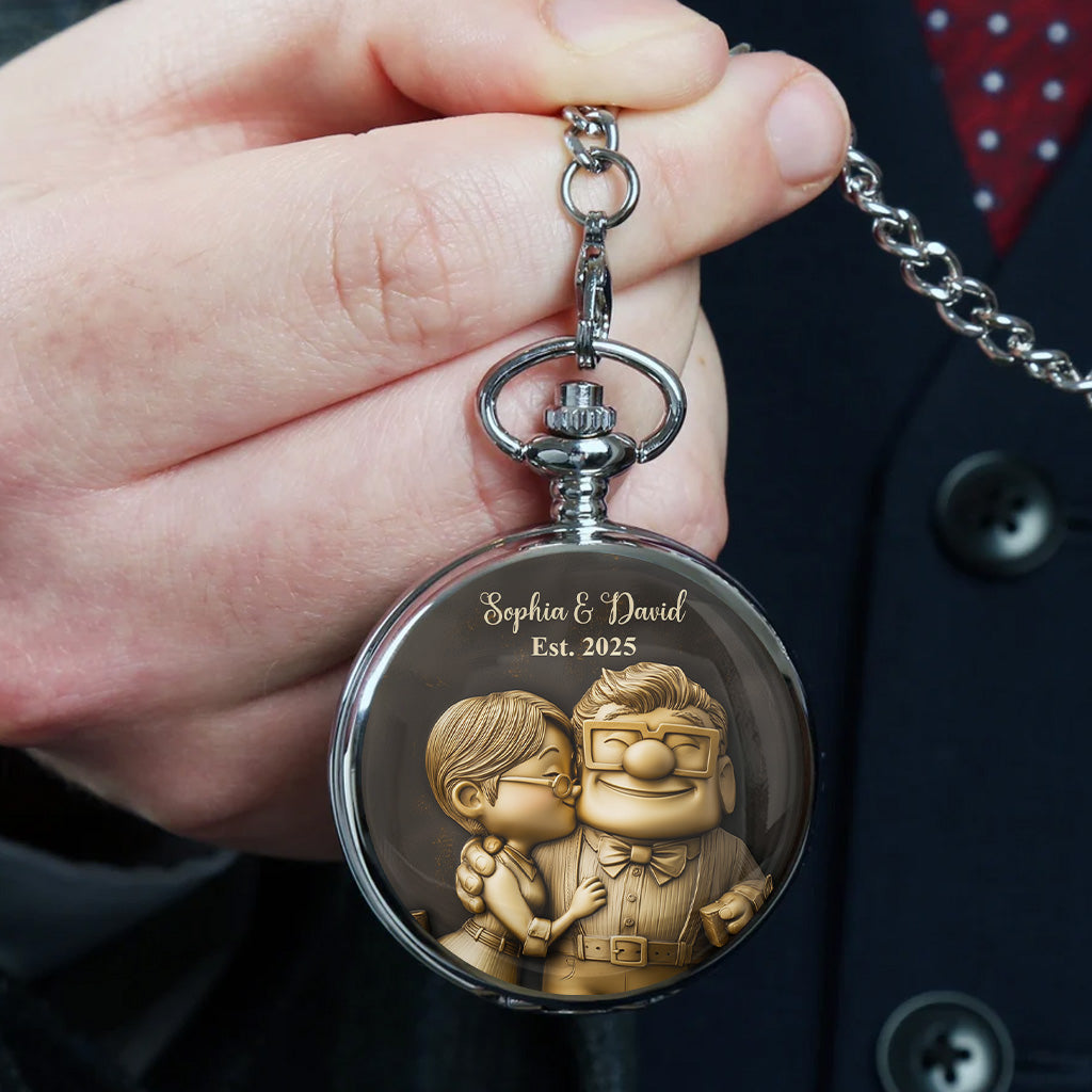 You'll Always Be My Greatest Adventure - Personalized Mouse Pocket Watch