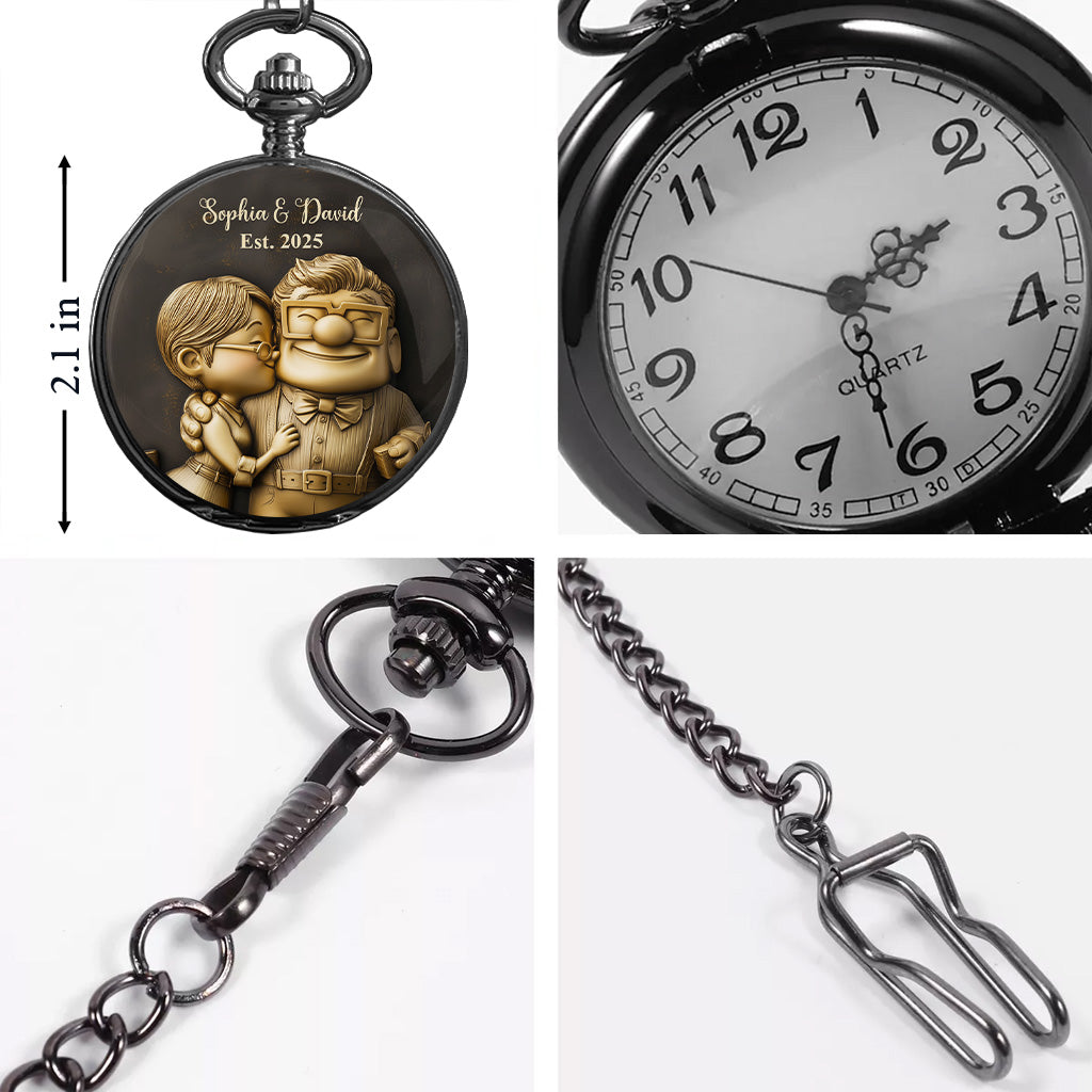 You'll Always Be My Greatest Adventure - Personalized Mouse Pocket Watch