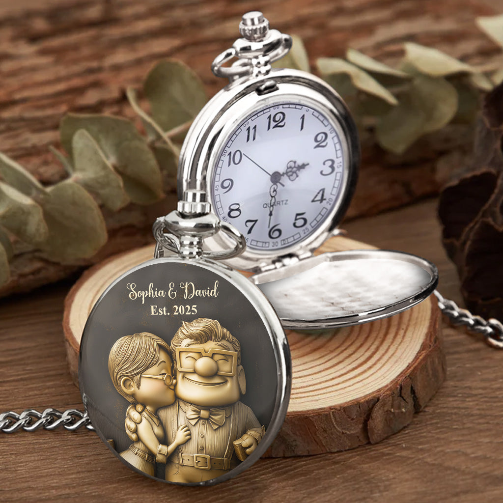 You'll Always Be My Greatest Adventure - Personalized Mouse Pocket Watch