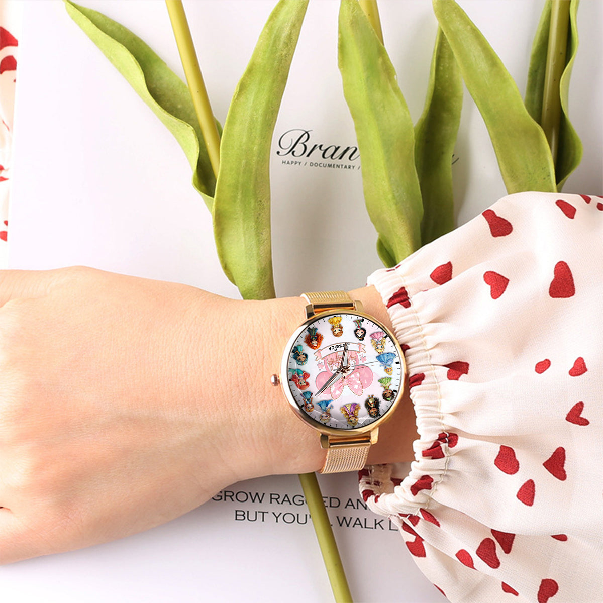 Cute Fairy Tale Princess - Personalized Mouse Women Hand Watch