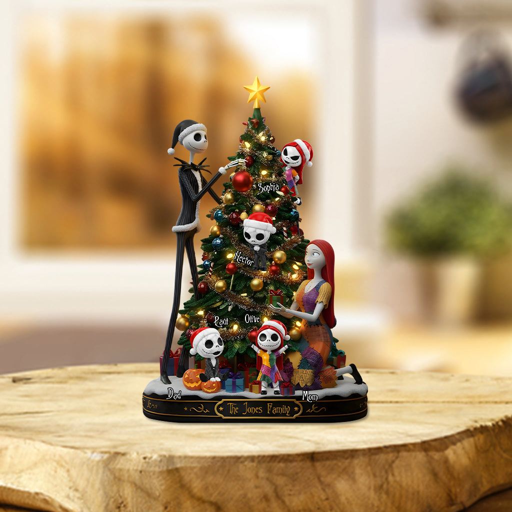 Our Family - Personalized Nightmare Custom Shaped Acrylic Plaque