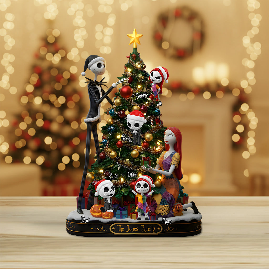 Our Family - Personalized Nightmare Custom Shaped Acrylic Plaque