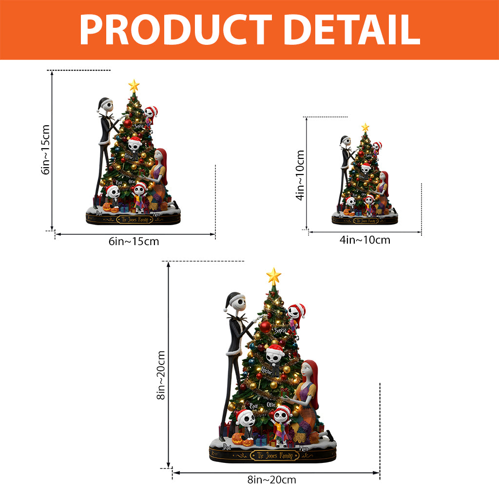 Our Family - Personalized Nightmare Custom Shaped Acrylic Plaque