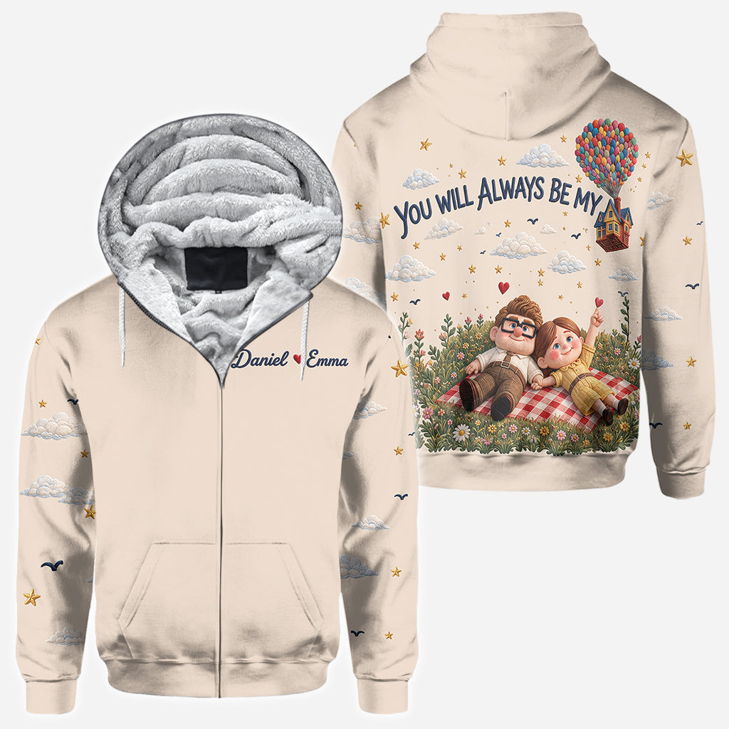 You Will Always Be My Greatest Adventure - Personalized Couple All Over Shirt