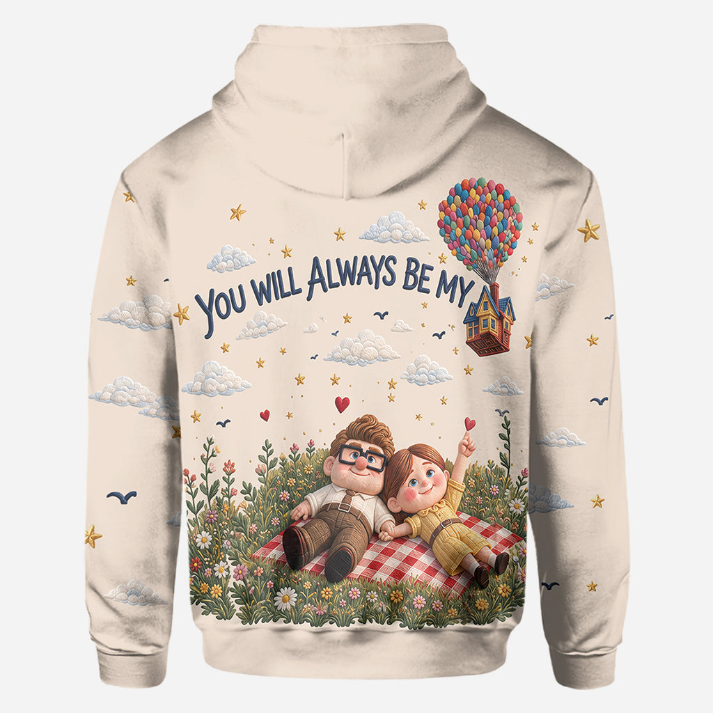 You Will Always Be My Greatest Adventure - Personalized Couple All Over Shirt