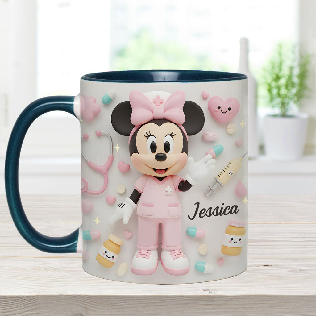 Nurse Life - Personalized Nurse Accent Mug
