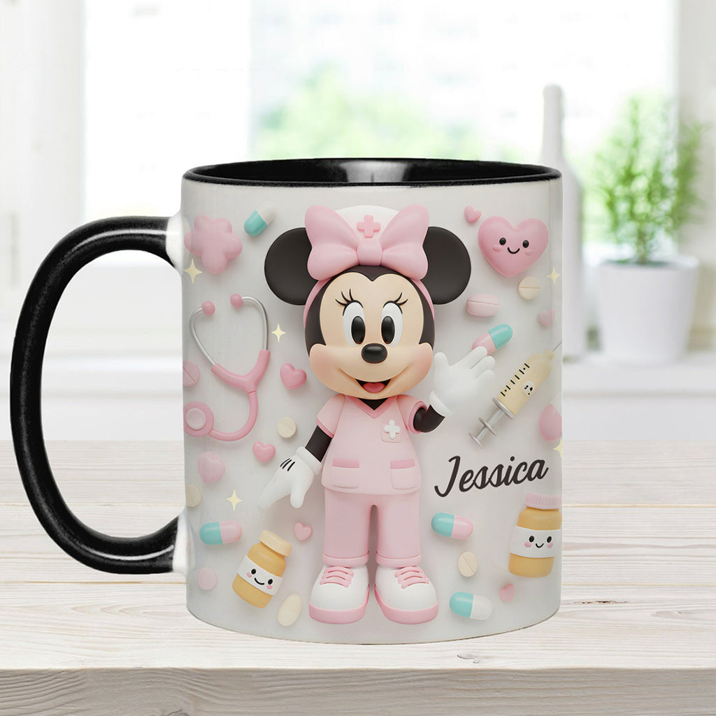 Nurse Life - Personalized Nurse Accent Mug