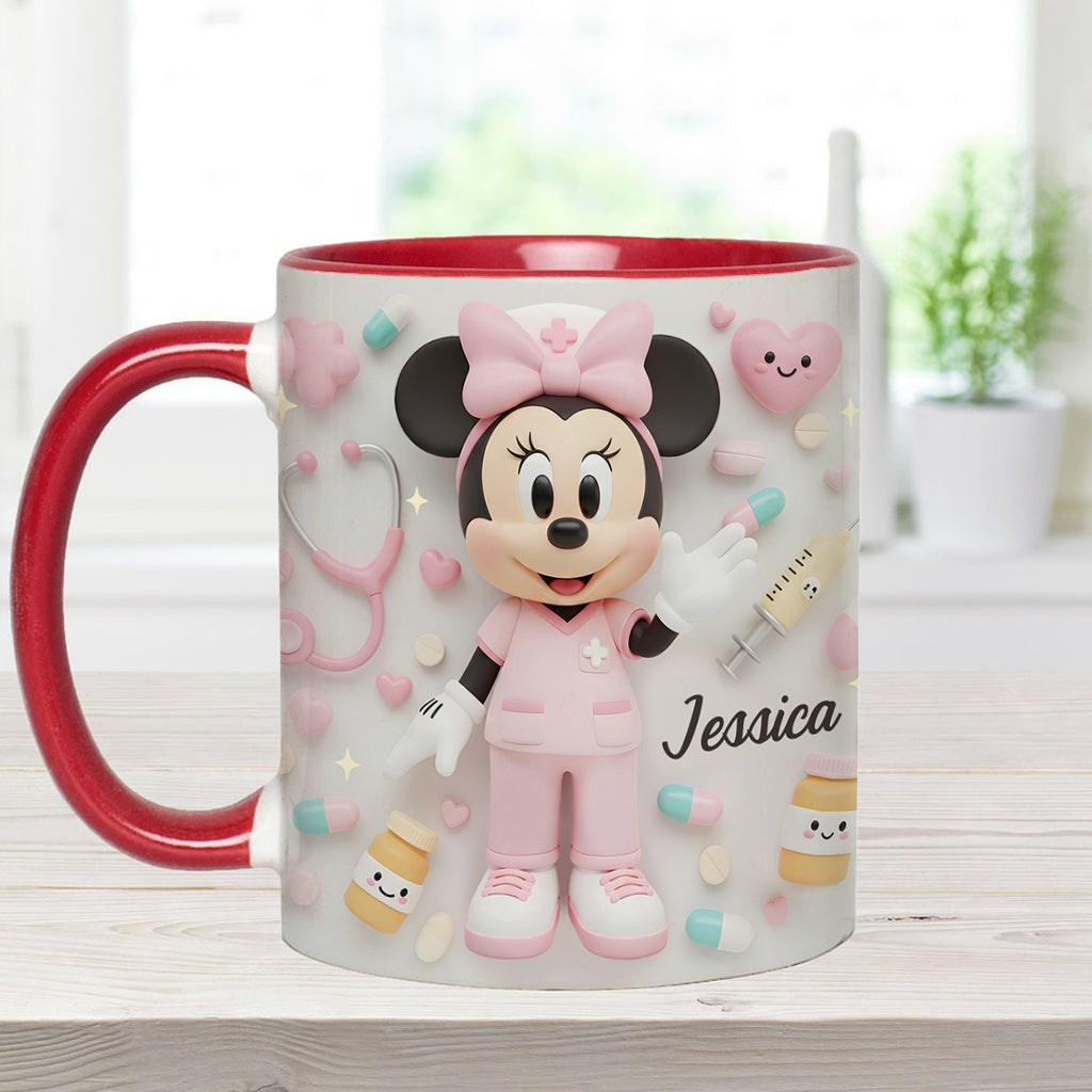 Nurse Life - Personalized Nurse Accent Mug