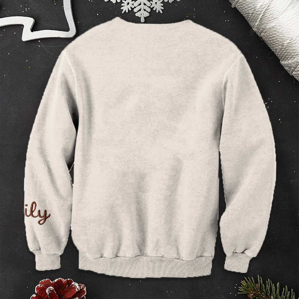 Fun Magical Charm Necklace Sweatshirt - Personalized Mouse Ugly Sweater