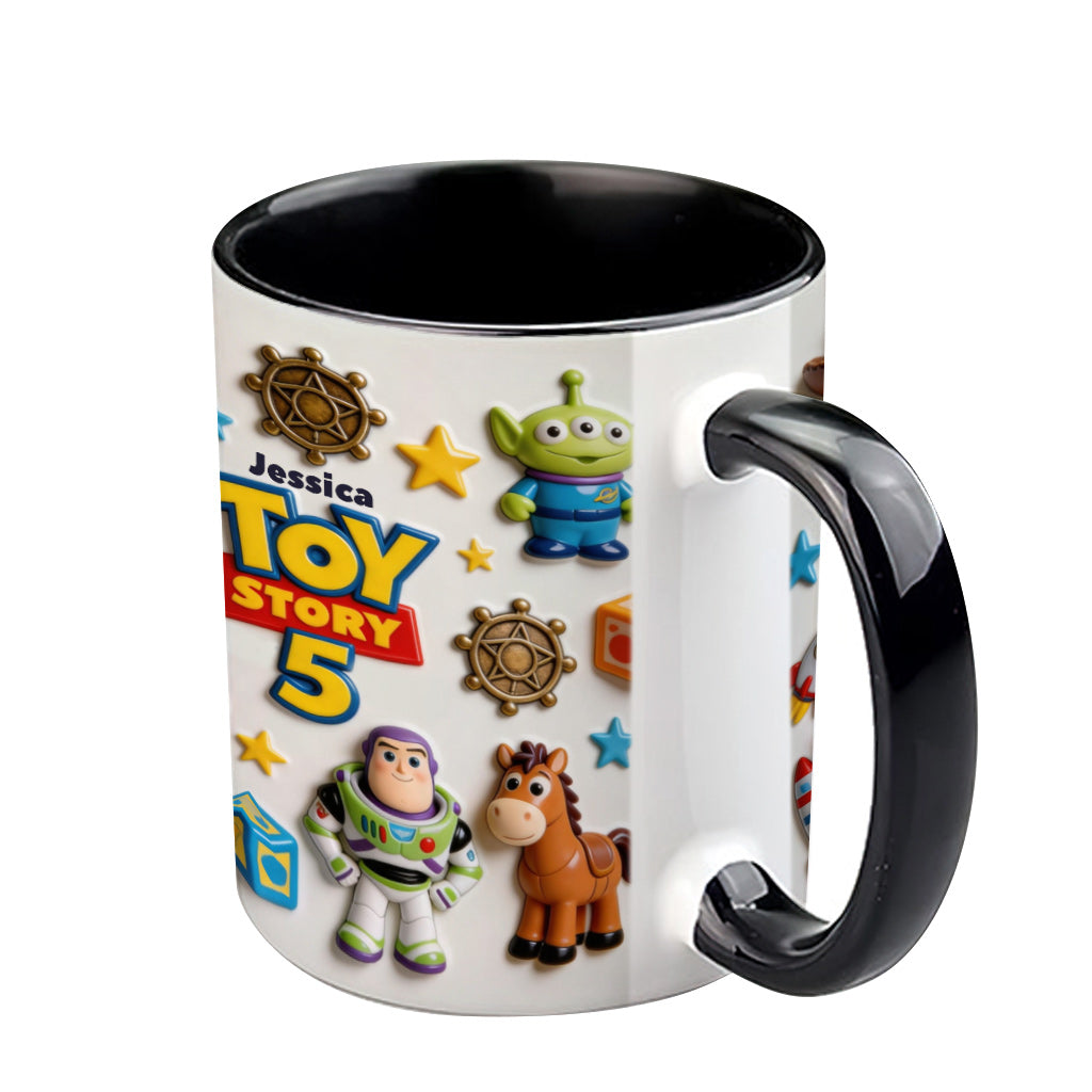 The Story Of Us - Personalized Movie For Kids Accent Mug