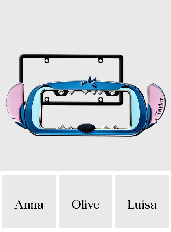 Aloha - Personalized Ohana License Plate Frames