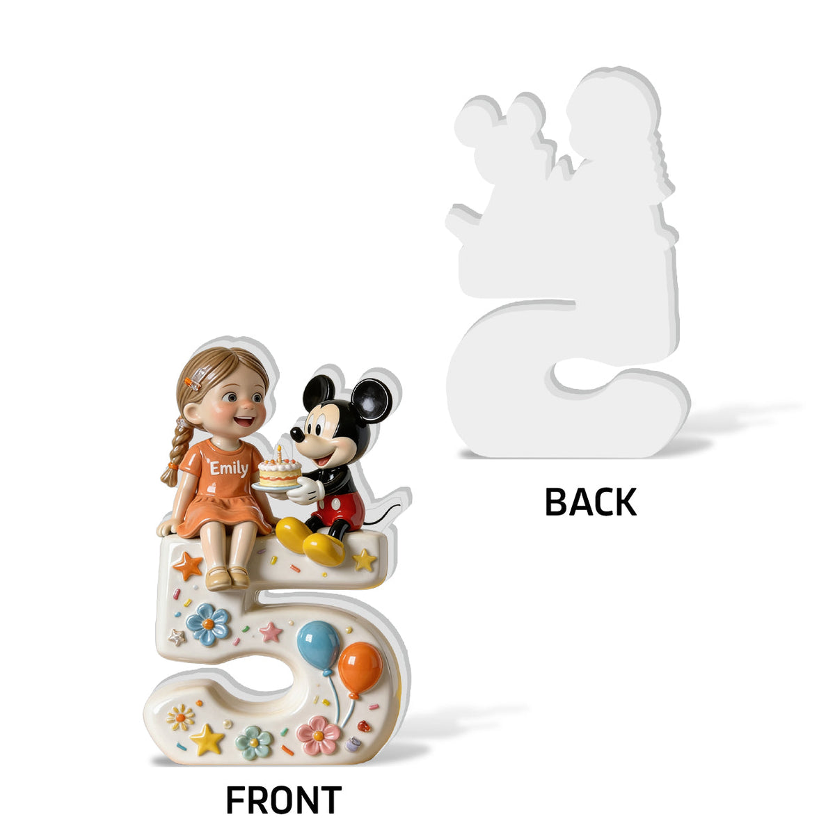 Magical Birthday - Personalized Mouse 3D Plaque