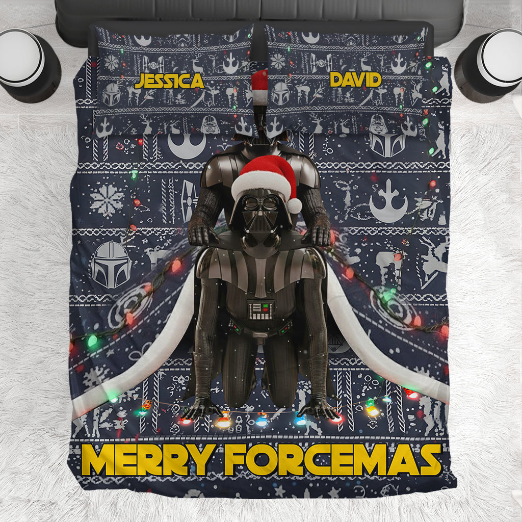 Merry Forcemas - Personalized The Force Bedding Set