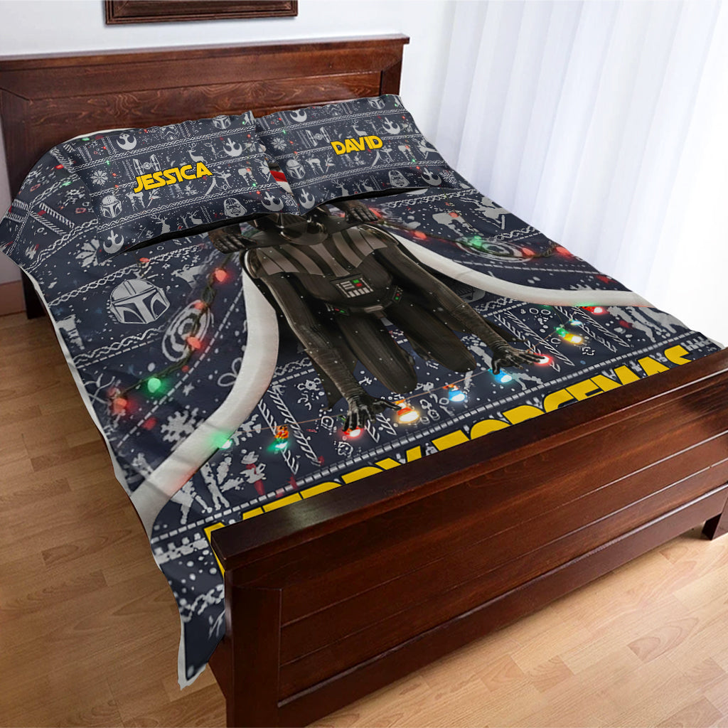 Merry Forcemas - Personalized The Force Bedding Set