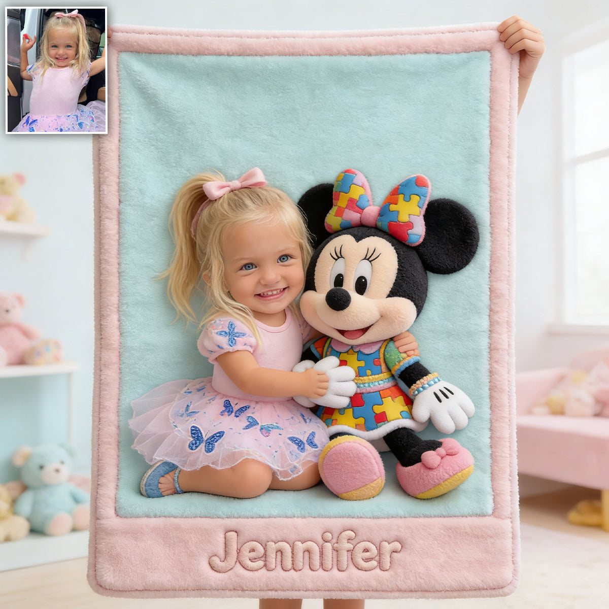 Special Friends - Personalized Autism Awareness Blanket