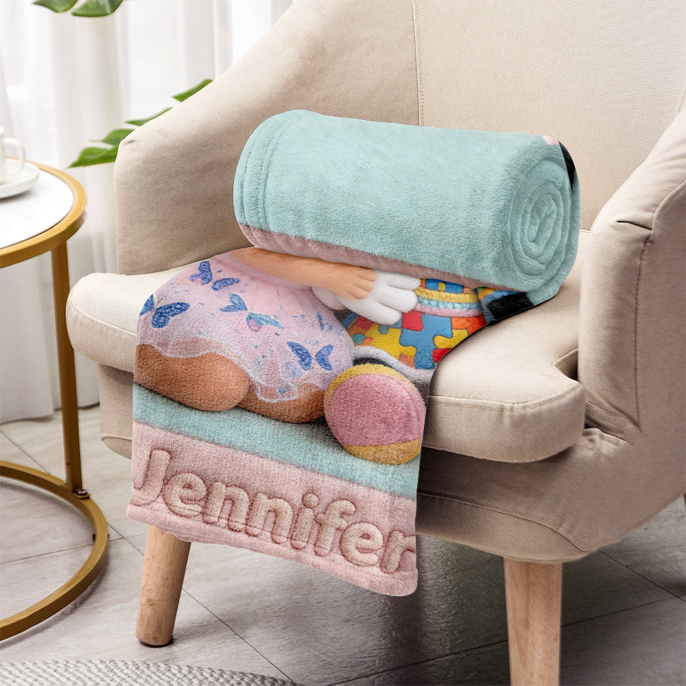 Special Friends - Personalized Autism Awareness Blanket
