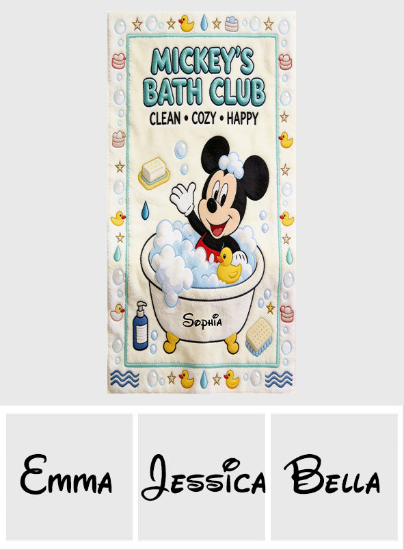 Believe In Magic - Personalized Mouse Quick-dry Beach Towel/ Bath Towel