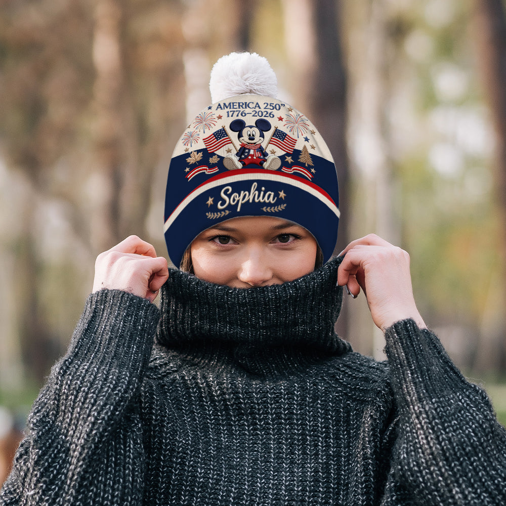 250 Anniversary - Personalized Mouse Beanie Hat