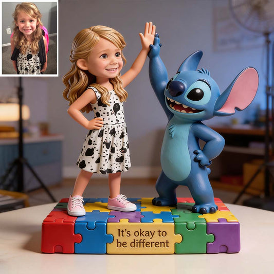 Colorful Puzzle - Personalized Autism Awareness Custom Shaped Acrylic Plaque