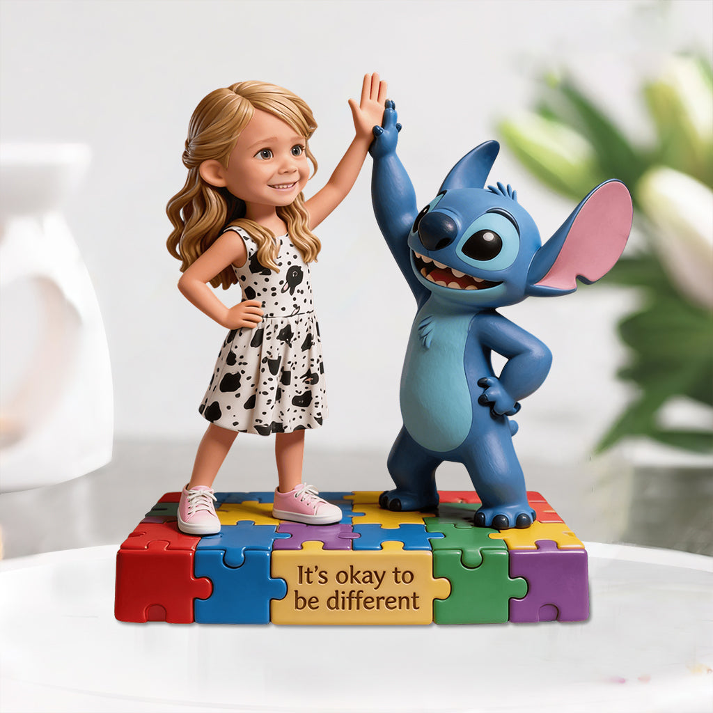 Colorful Puzzle - Personalized Autism Awareness Custom Shaped Acrylic Plaque