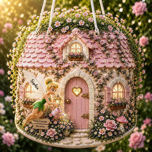 Fairy Garden - Personalized Flying Fairy Hanging Pot