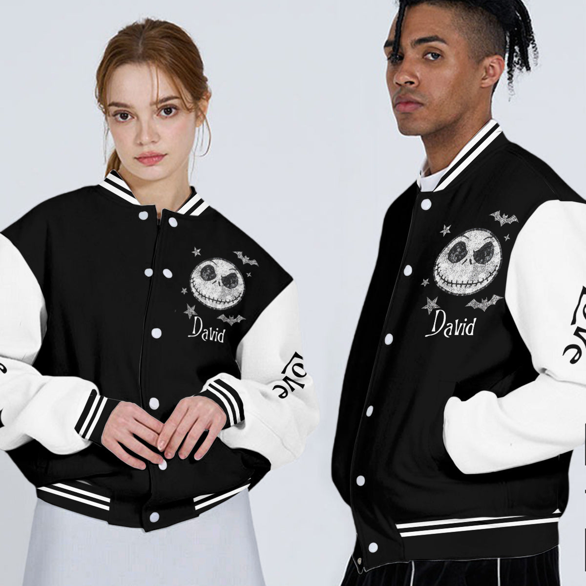 Till Death Do Us Part - Personalized Nightmare Varsity Jacket