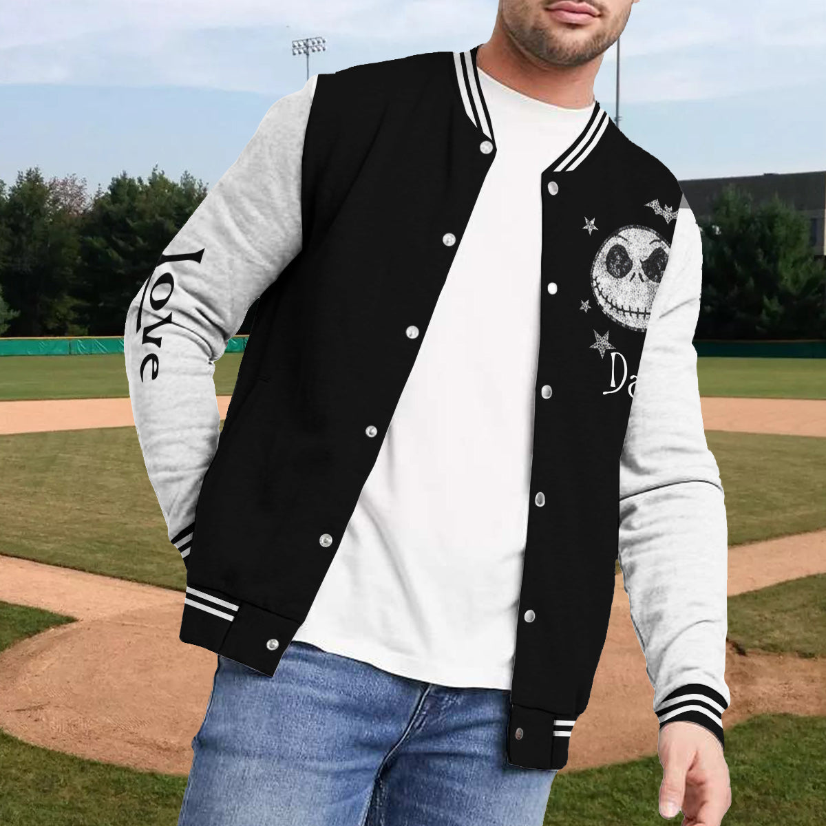 Till Death Do Us Part - Personalized Nightmare Varsity Jacket