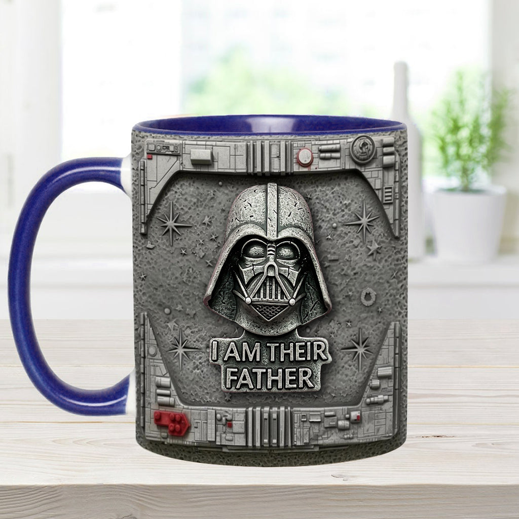 I Am Their Father - Personalized The Force Accent Mug