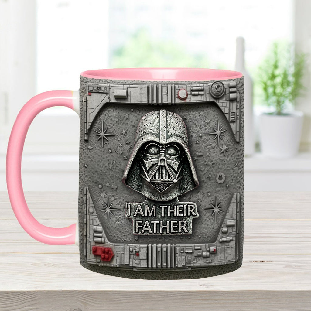 I Am Their Father - Personalized The Force Accent Mug