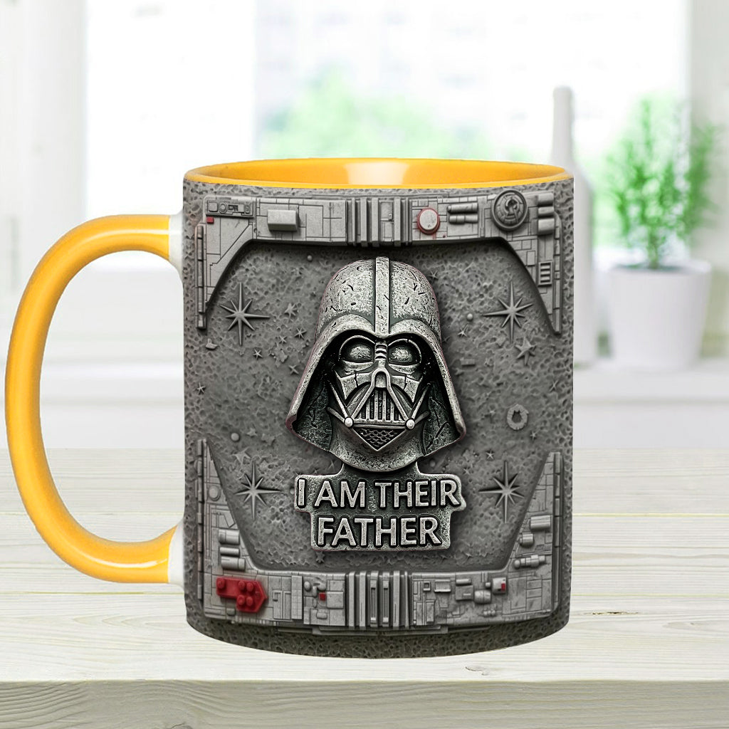I Am Their Father - Personalized The Force Accent Mug