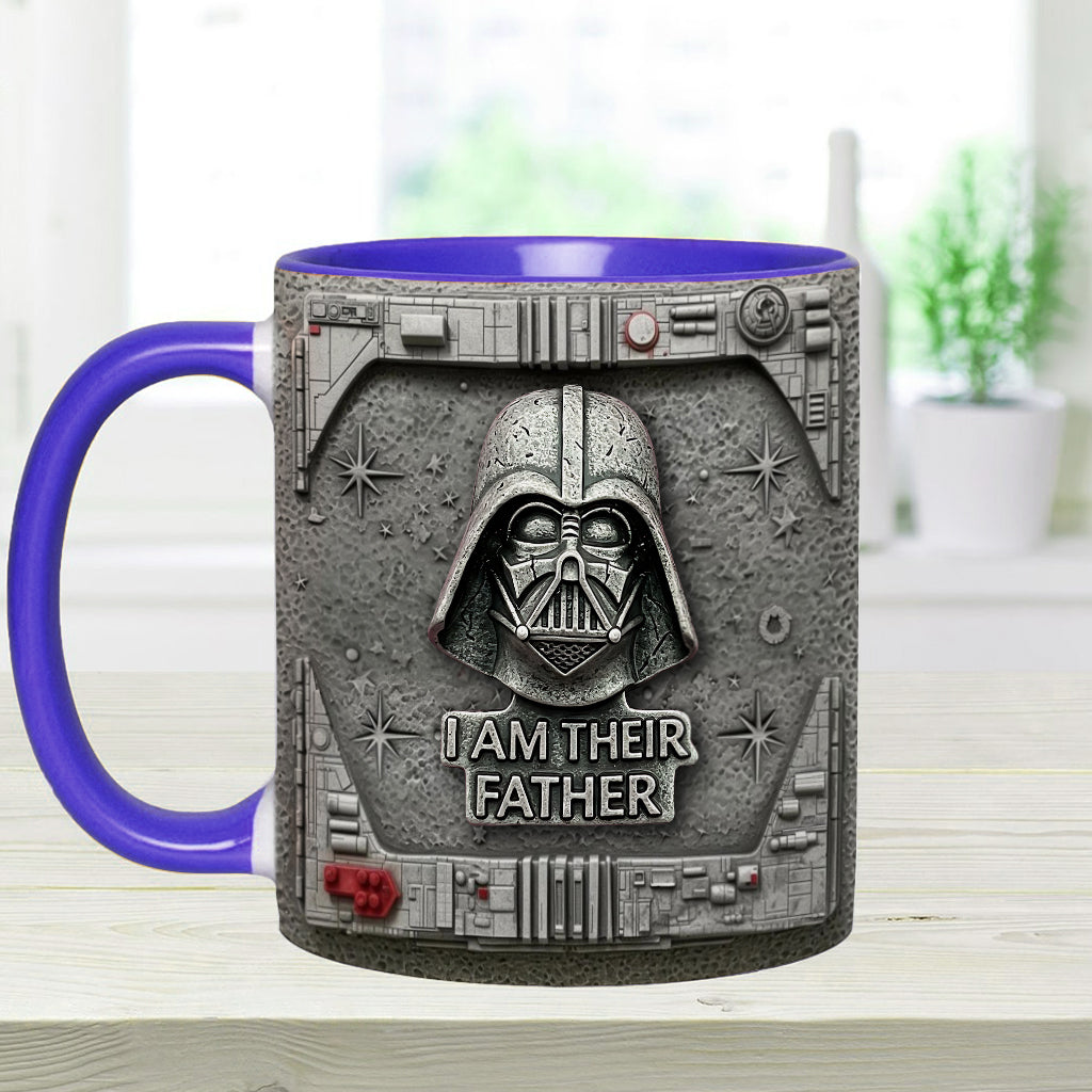I Am Their Father - Personalized The Force Accent Mug