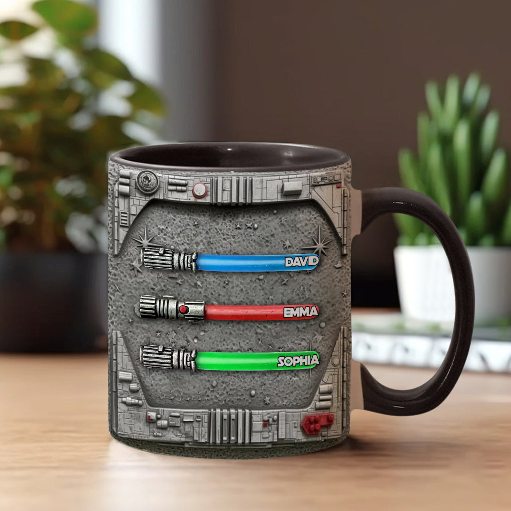 I Am Their Father - Personalized The Force Accent Mug