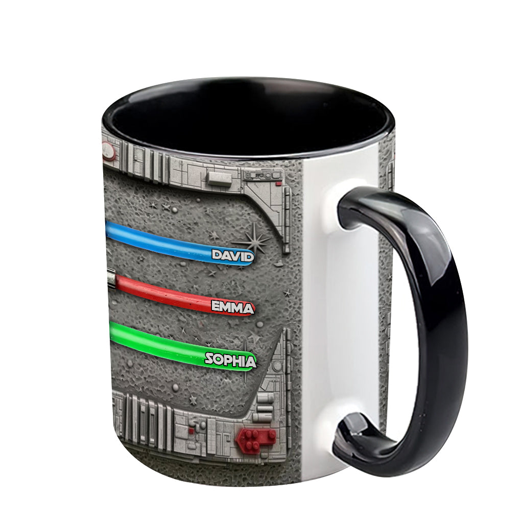 I Am Their Father - Personalized The Force Accent Mug