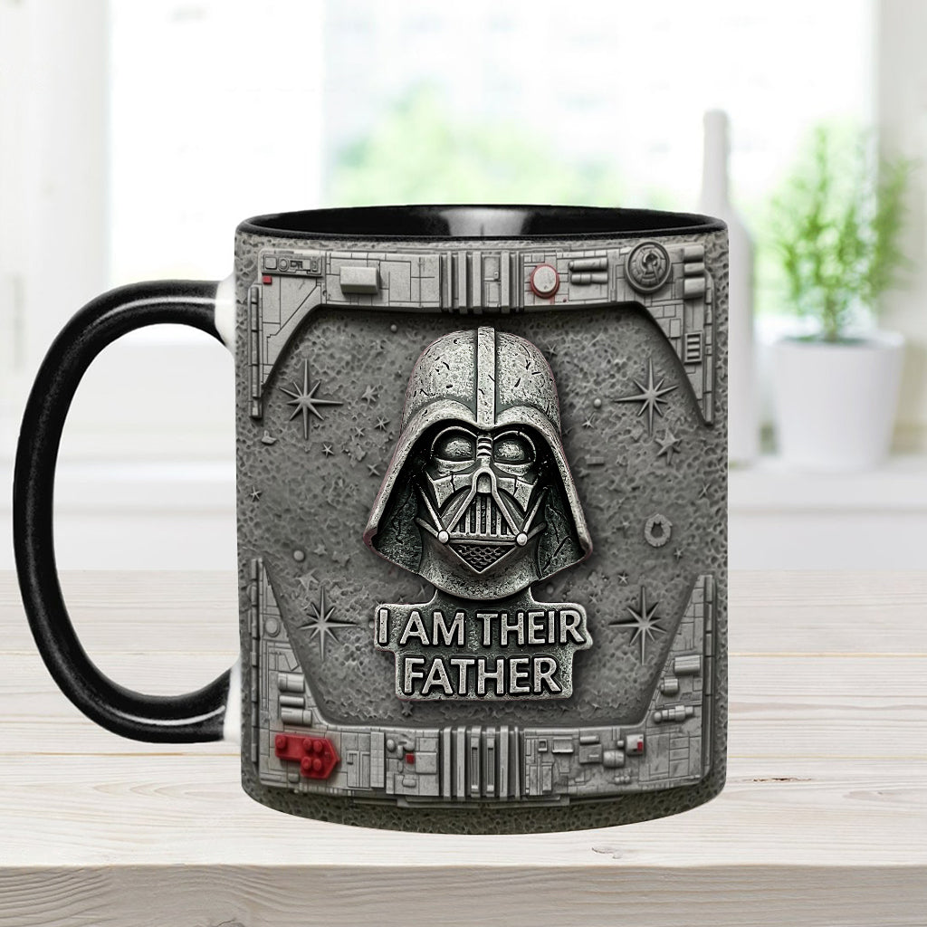 I Am Their Father - Personalized The Force Accent Mug