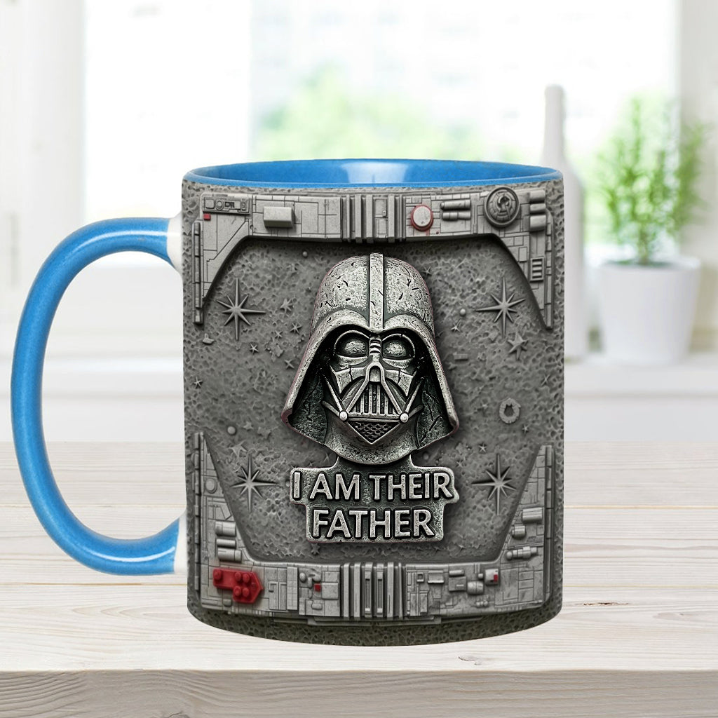 I Am Their Father - Personalized The Force Accent Mug