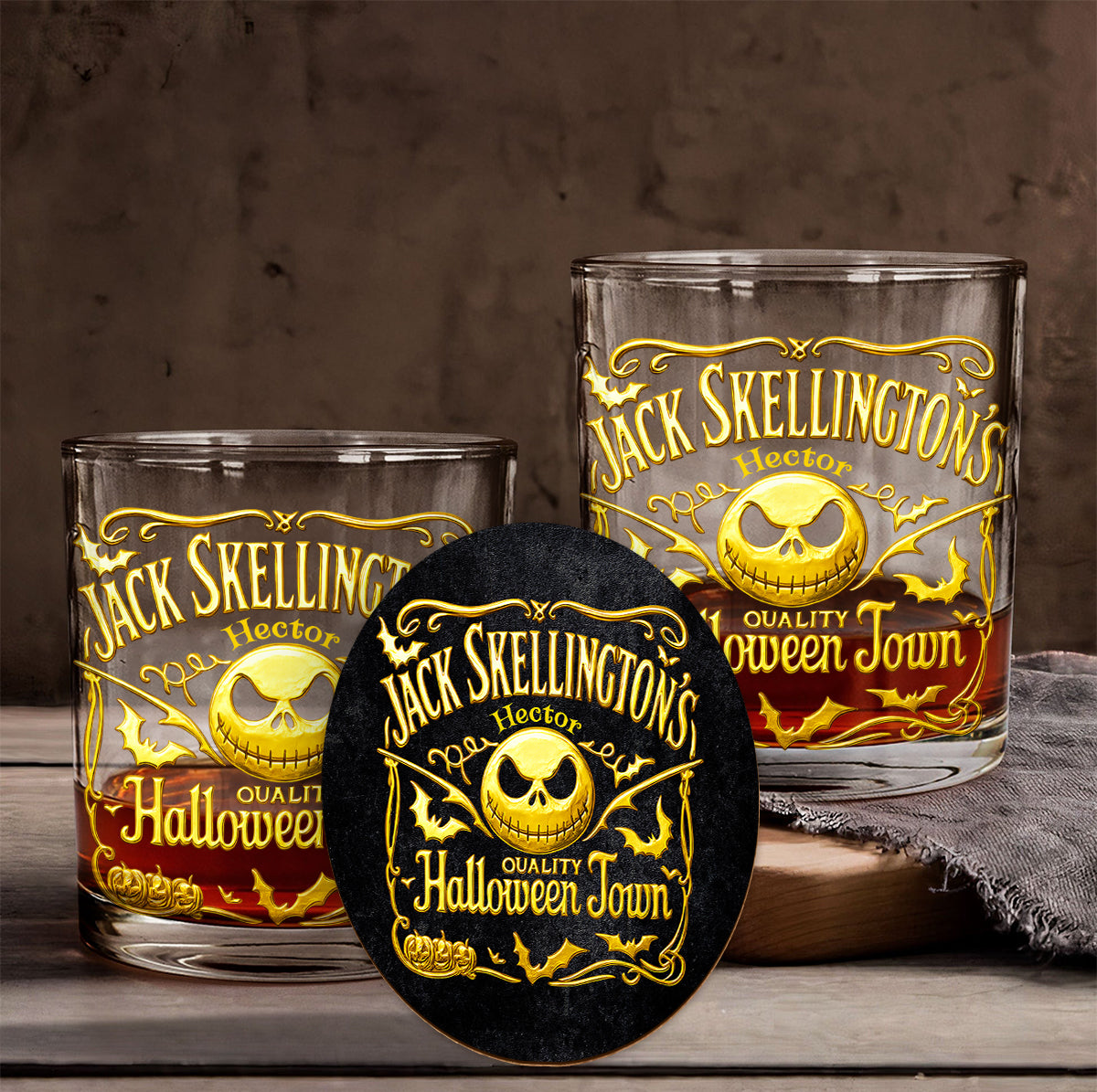 Deadly Nightshade - Personalized Nightmare Whiskey Decanter Set