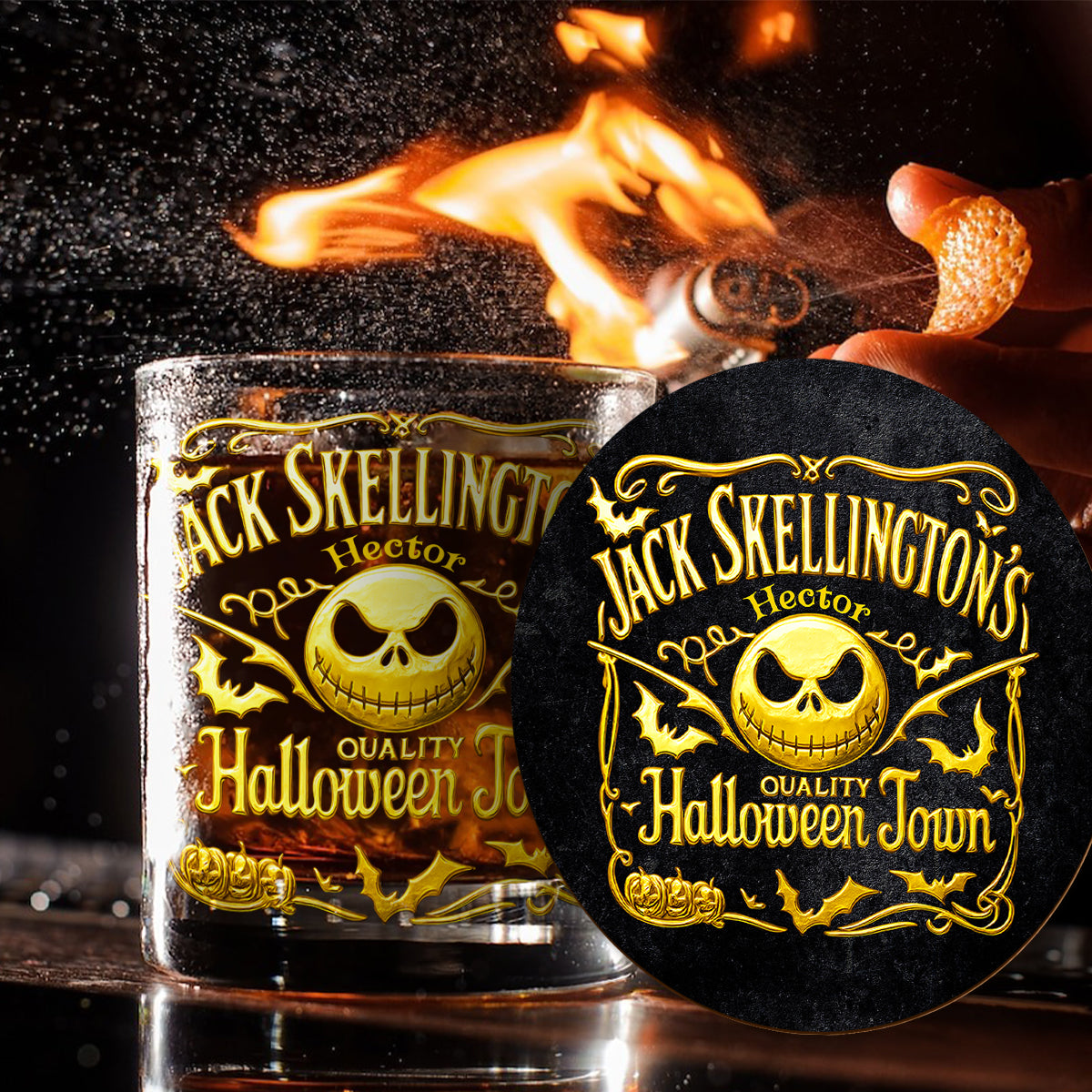 Deadly Nightshade - Personalized Nightmare Whiskey Decanter Set