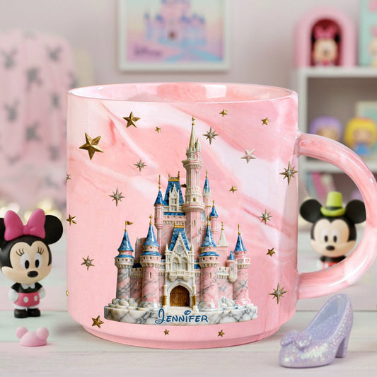 Magic Castle - Personalized Mouse Marble Mug
