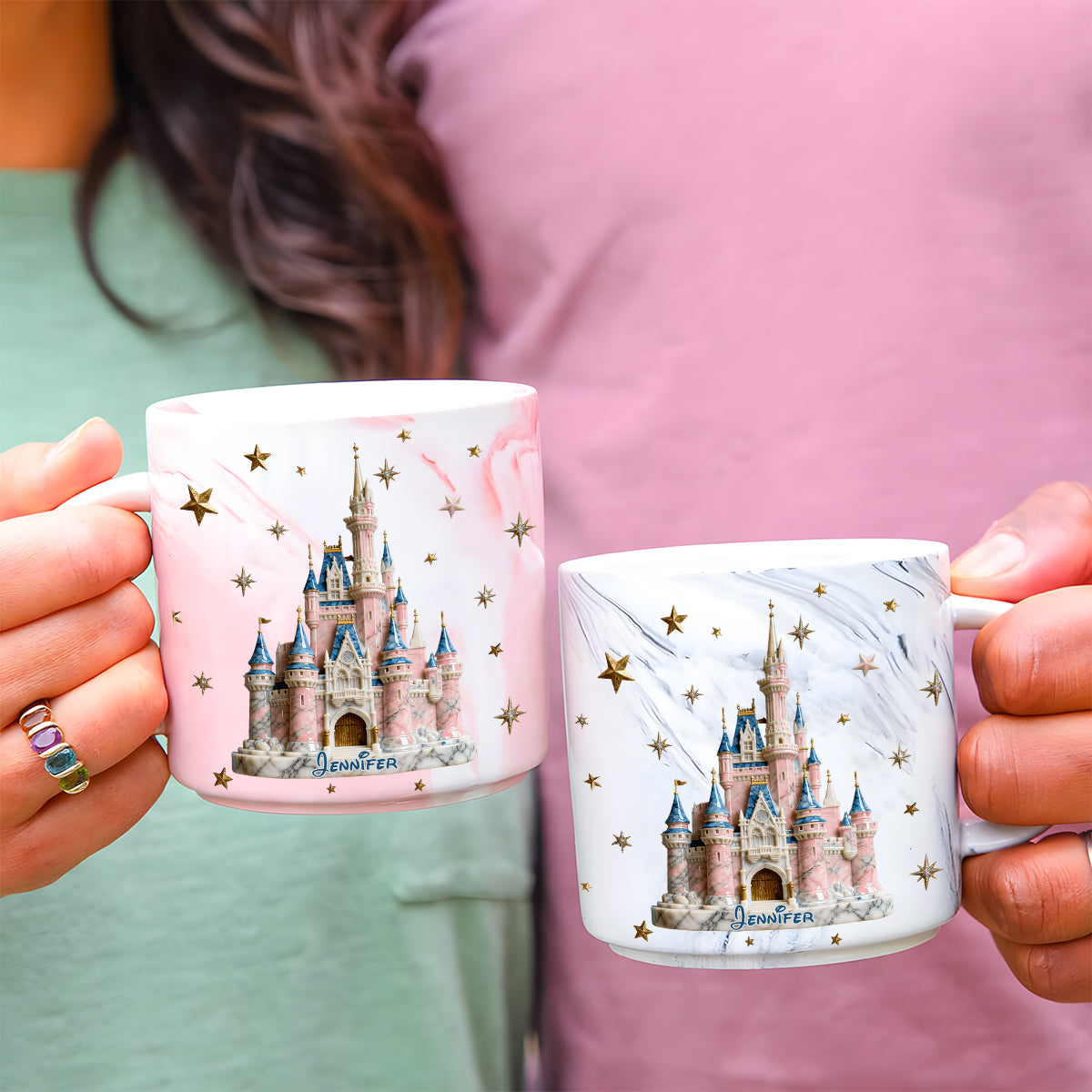 Magic Castle - Personalized Mouse Marble Mug