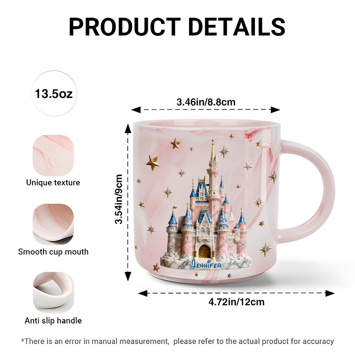 Magic Castle - Personalized Mouse Marble Mug