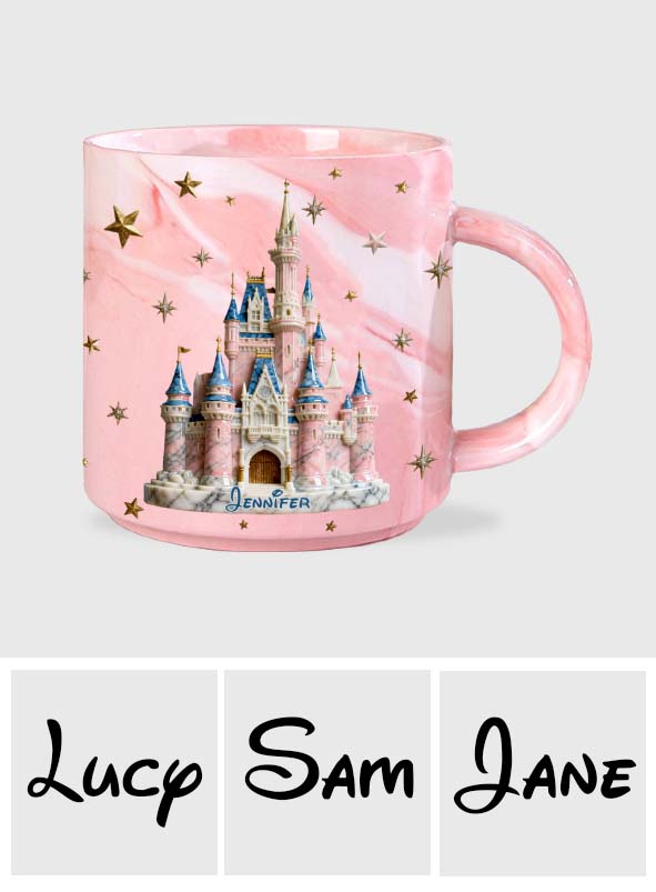 Magic Castle - Personalized Mouse Marble Mug