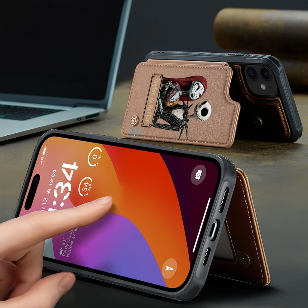 Nightmare Couple - Personalized Nightmare Wallet Phone Case
