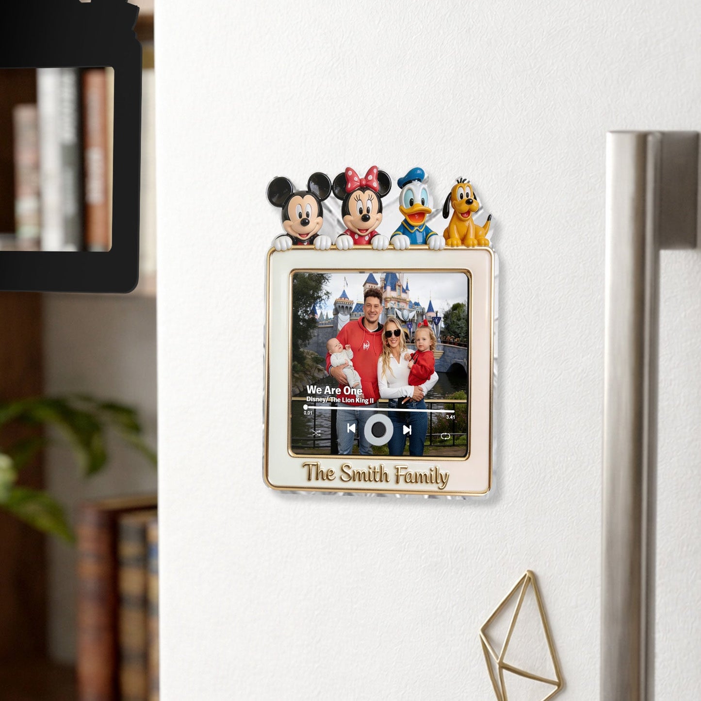 Magic Moments - Personalized Fairytale Music Magnet - Personalized Mouse Custom Shape Music Magnet