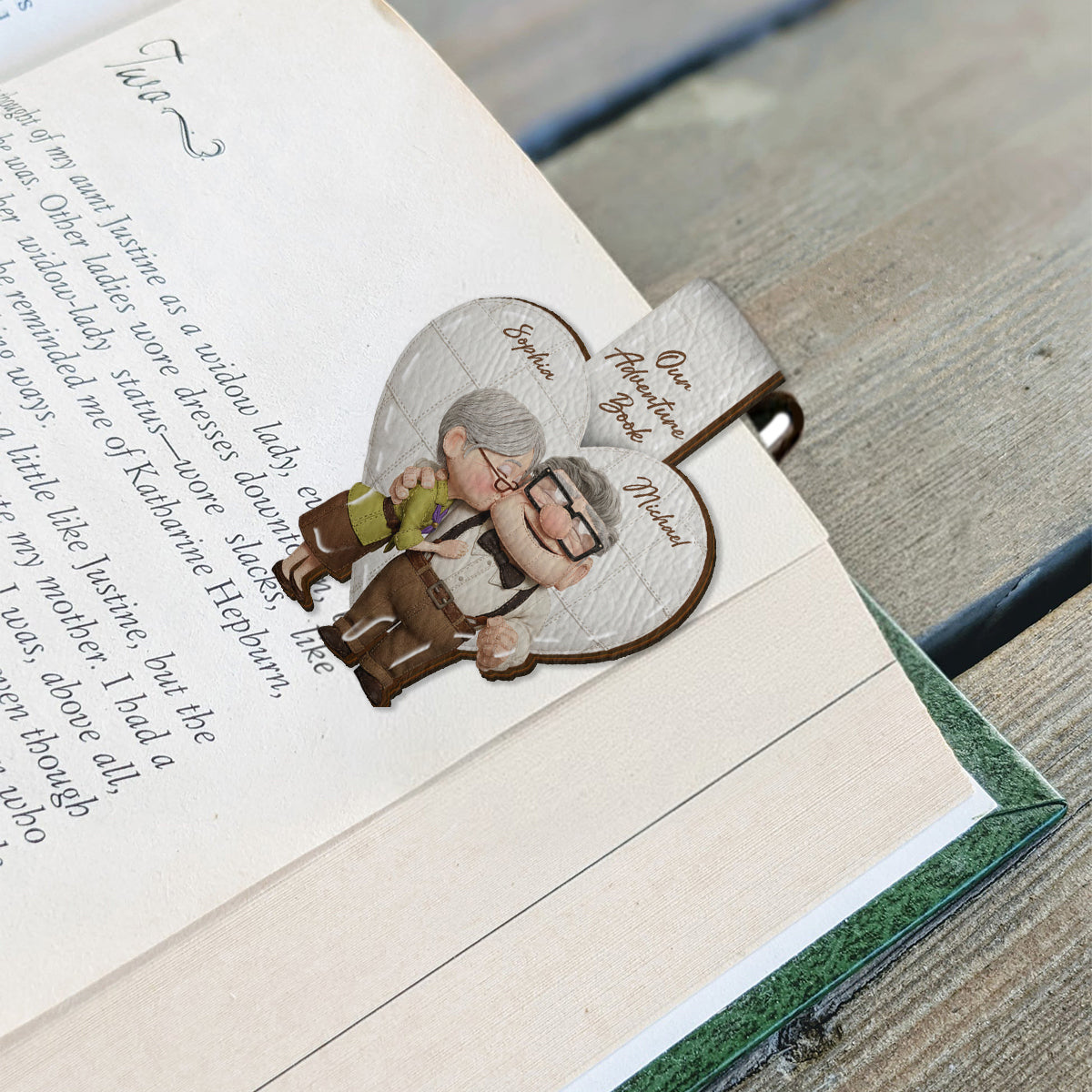 Our Greatest Adventure - Personalized Mouse Shaped Magnetic Bookmark