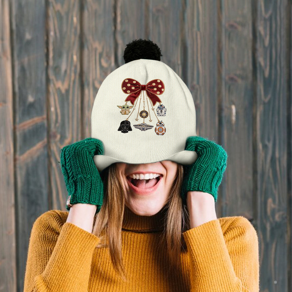 Merry Christmas - Personalized The Force Beanie Hat