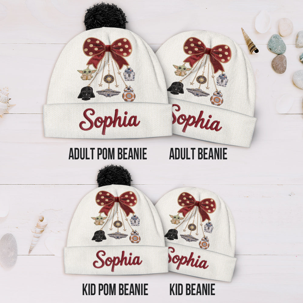 Merry Christmas - Personalized The Force Beanie Hat