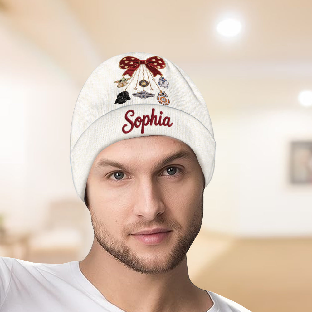 Merry Christmas - Personalized The Force Beanie Hat