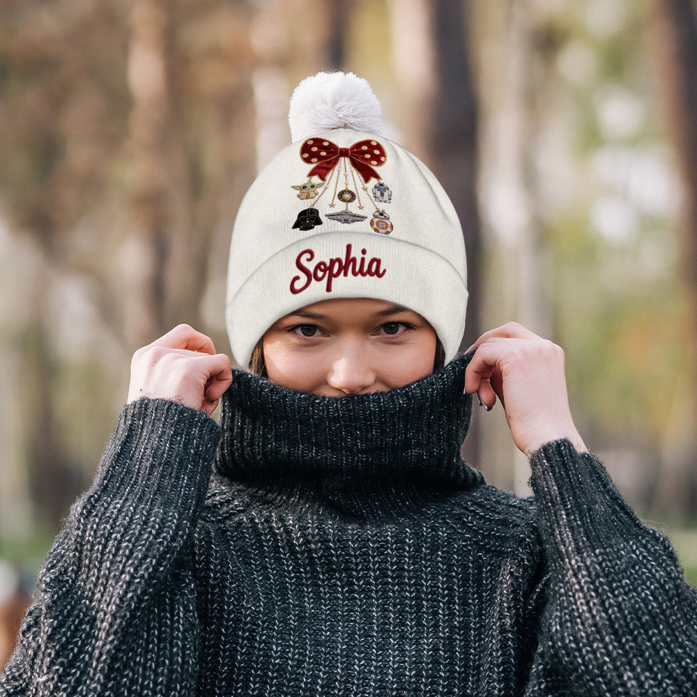 Merry Christmas - Personalized The Force Beanie Hat