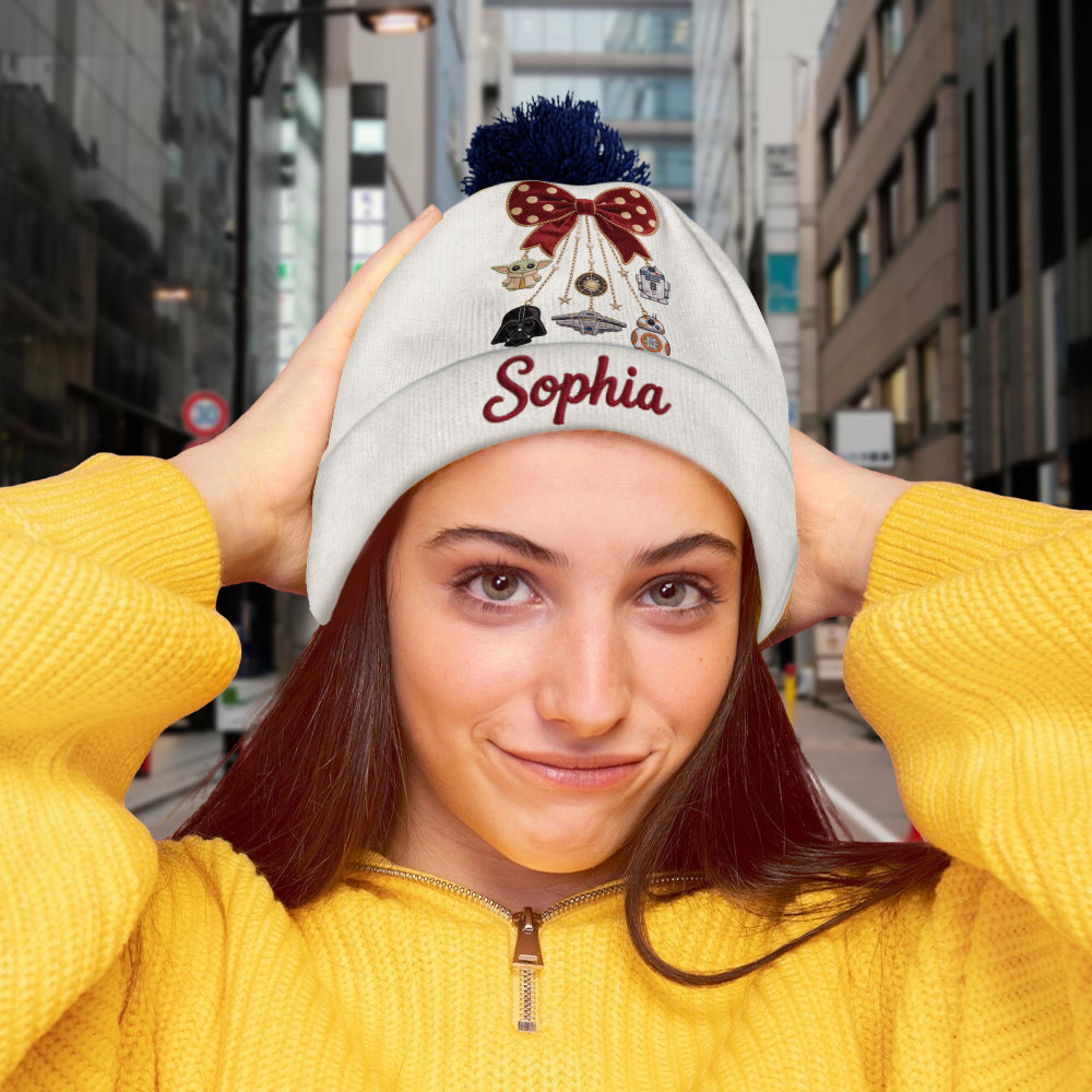 Merry Christmas - Personalized The Force Beanie Hat