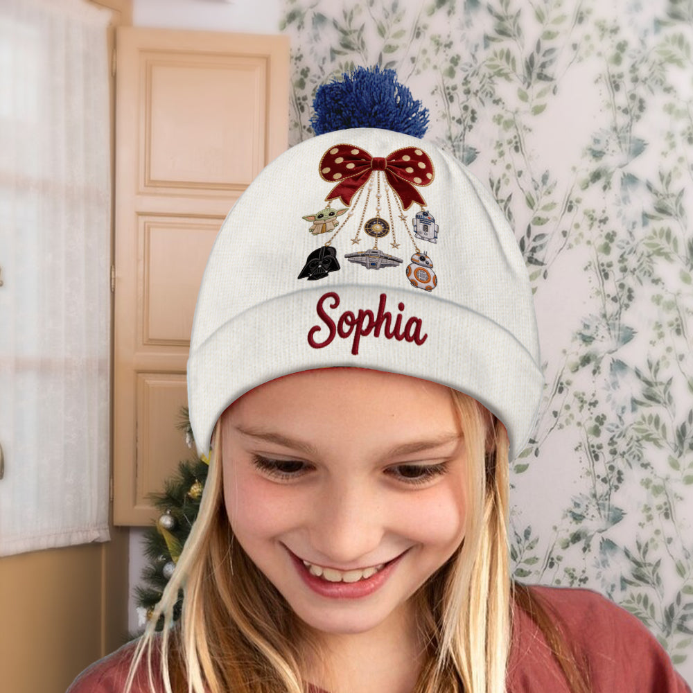 Merry Christmas - Personalized The Force Beanie Hat
